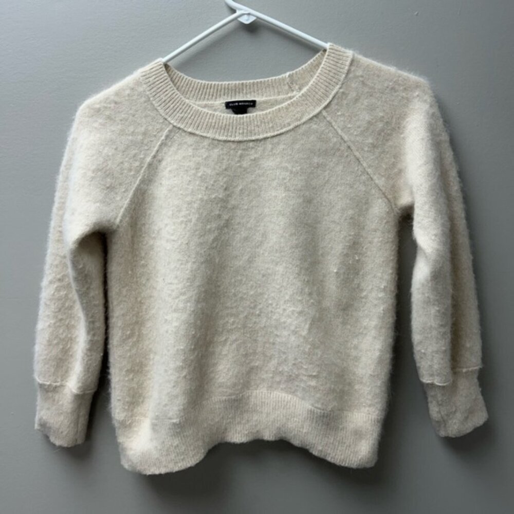 Club‎ Monaco Angora Rabbit Hair Women’s Cream Sweater